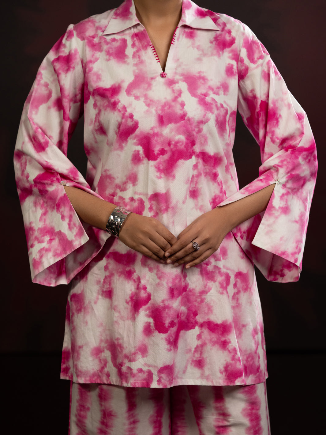 Pink Cambric 2Pc Stitched - AWP-2PS-LKS-820
