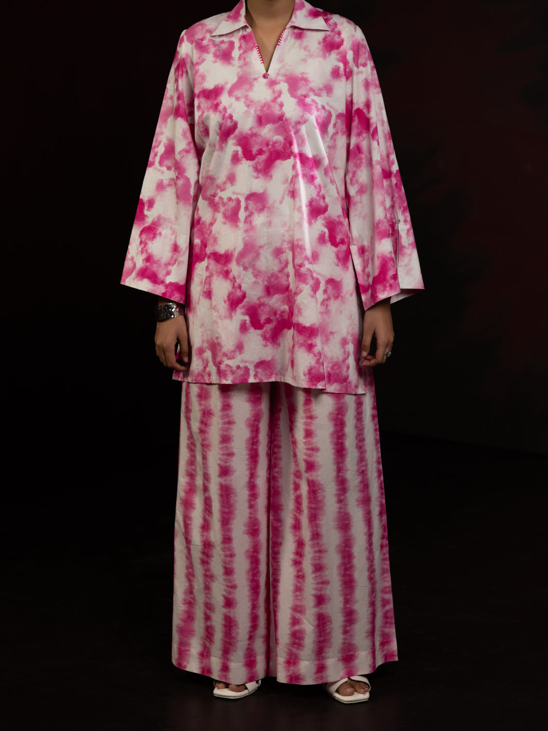 Pink Cambric 2Pc Stitched - AWP-2PS-LKS-820