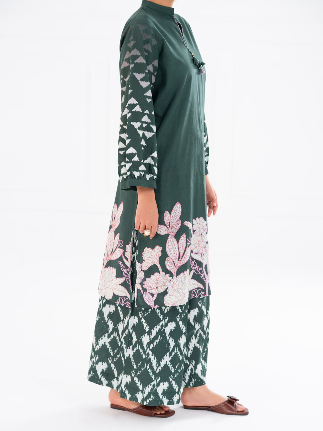 Green Cambric 2Pc Stitched - AWP-2PS-LKS-897