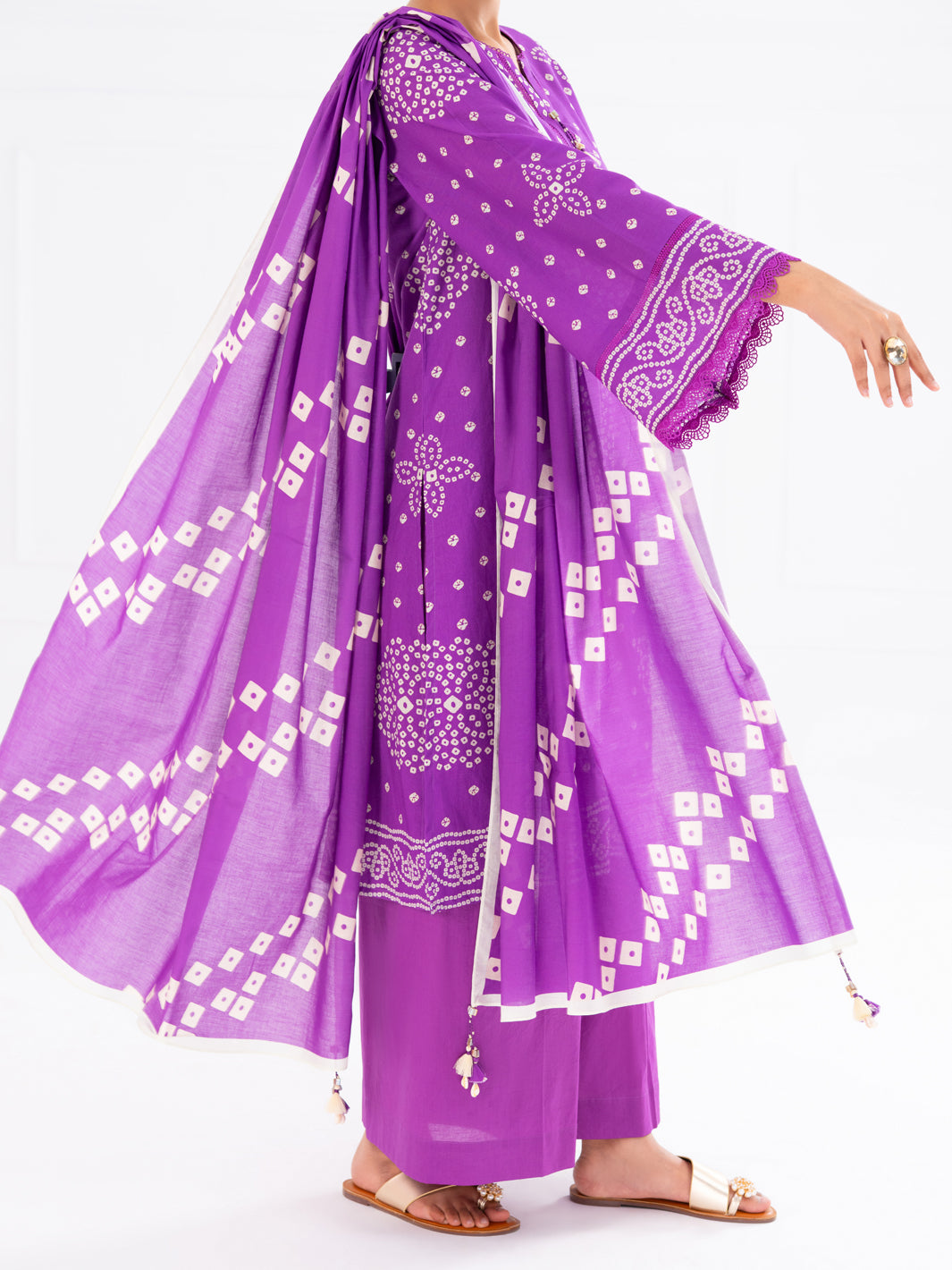 Light Purple Cambric 2Pc Unstitched - AWP-2PS-SLKD-UN-831