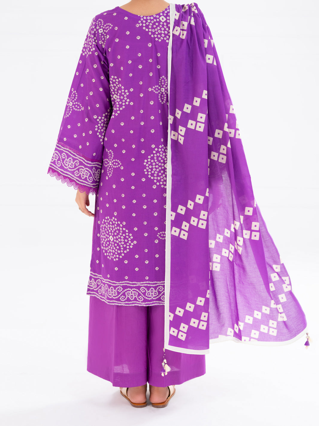 Light Purple Cambric 2Pc Unstitched - AWP-2PS-SLKD-UN-831