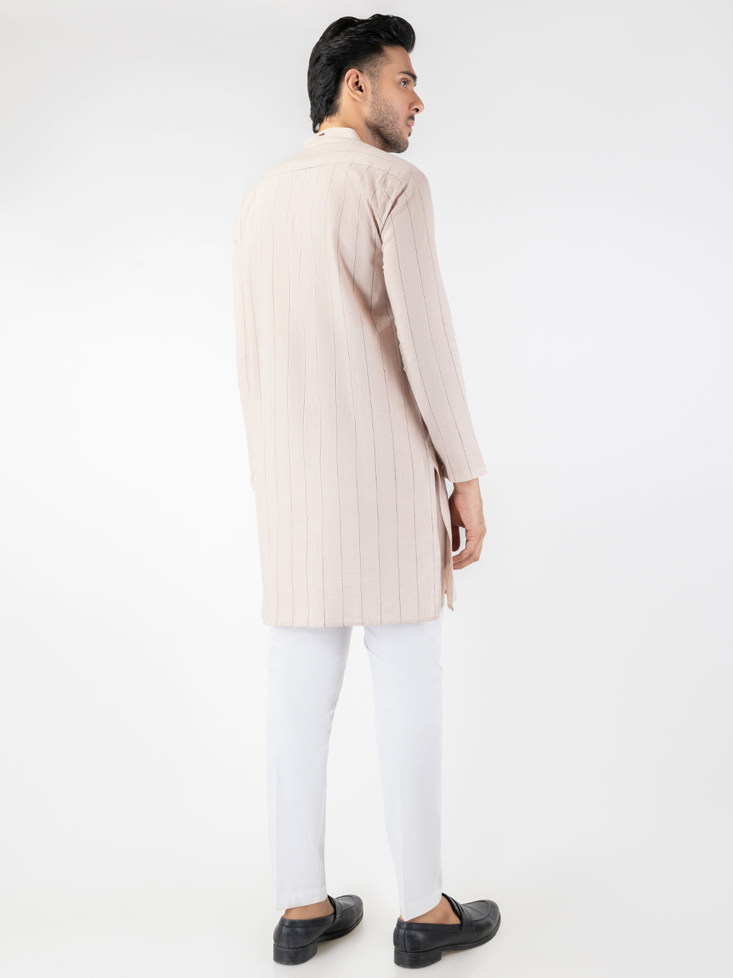 Peach Blended Kurta - AL-K-1230
