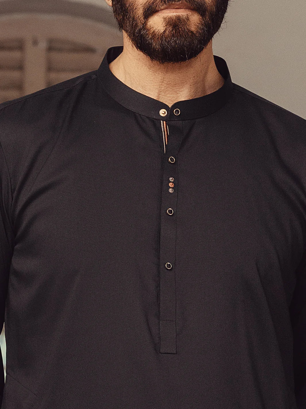 Black Plain Kameez Shalwar - ALET-KS-1014-R2