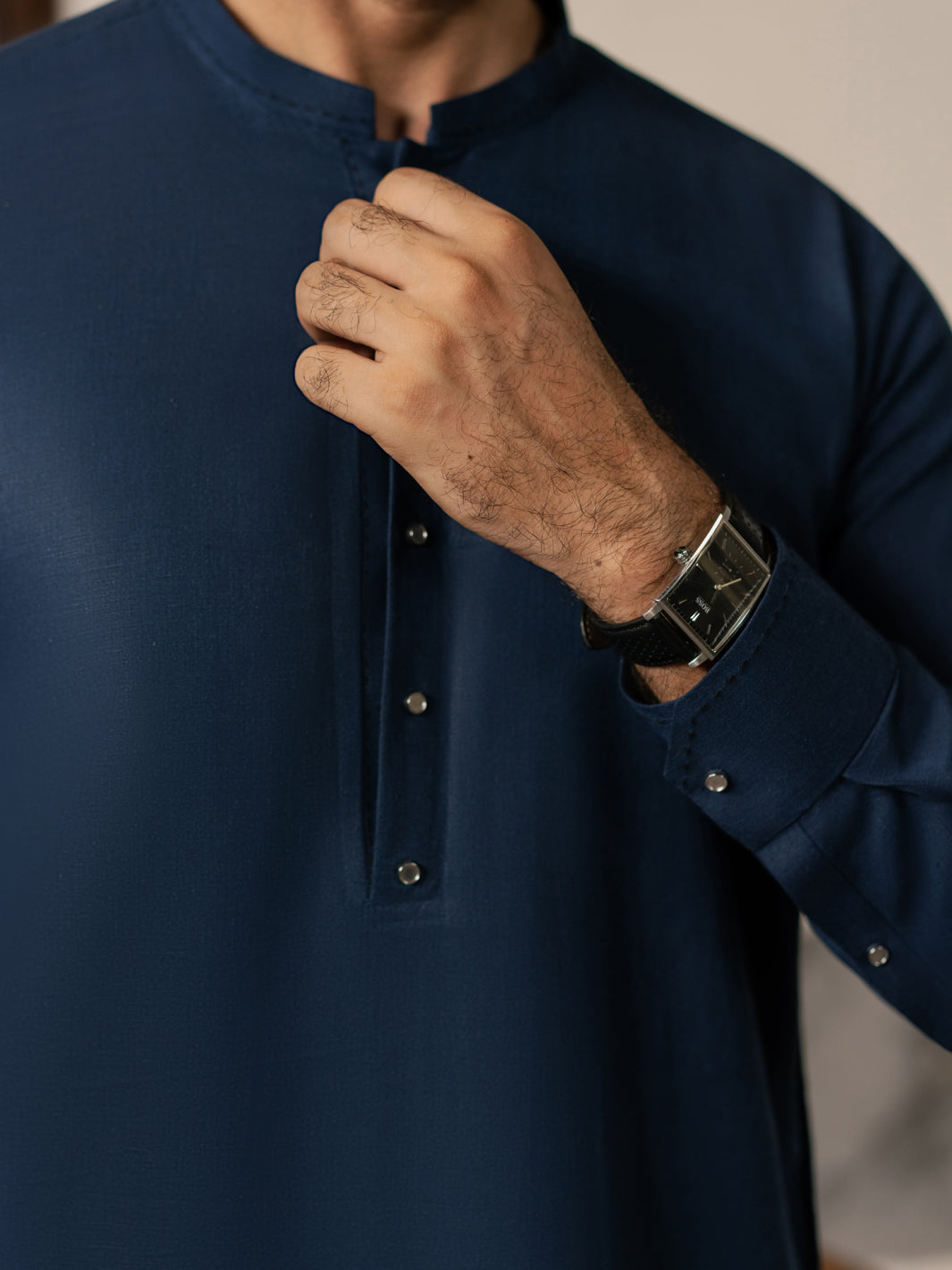 Blue Blended Kameez Shalwar - AL-KS-3268