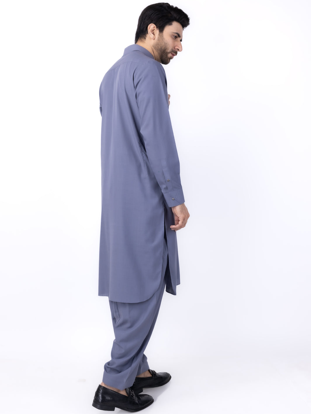 Purple Blended Kameez Shalwar - ALWA-KS-434 - Almirah Online