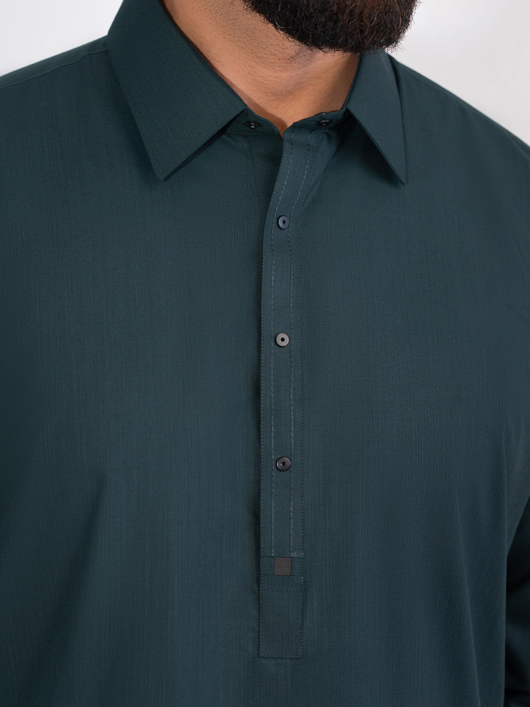 Green Blended Kameez Shalwar - ALWA-KS-562
