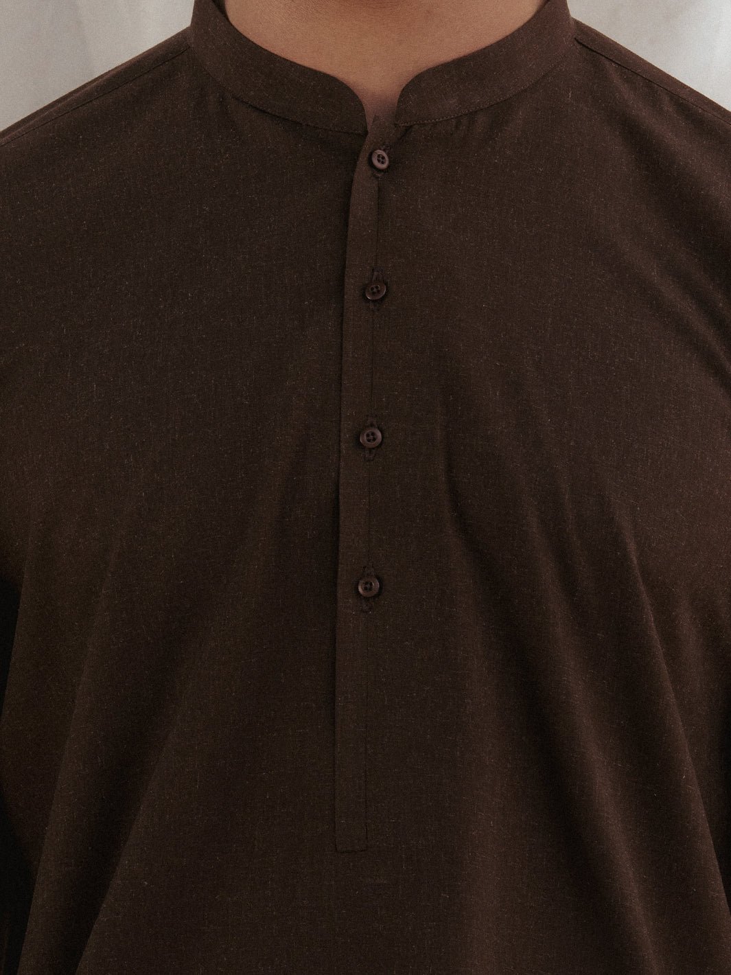Dark Brown Blended Kurta Trousers - AL-KT-3179