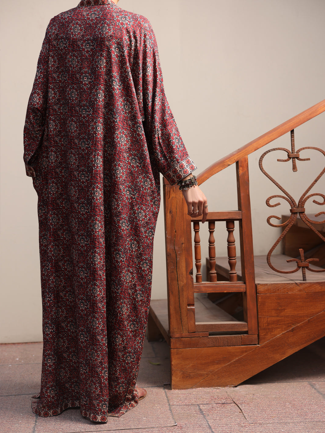 Maroon Viscose Tunic - ALCR-LK-1060
