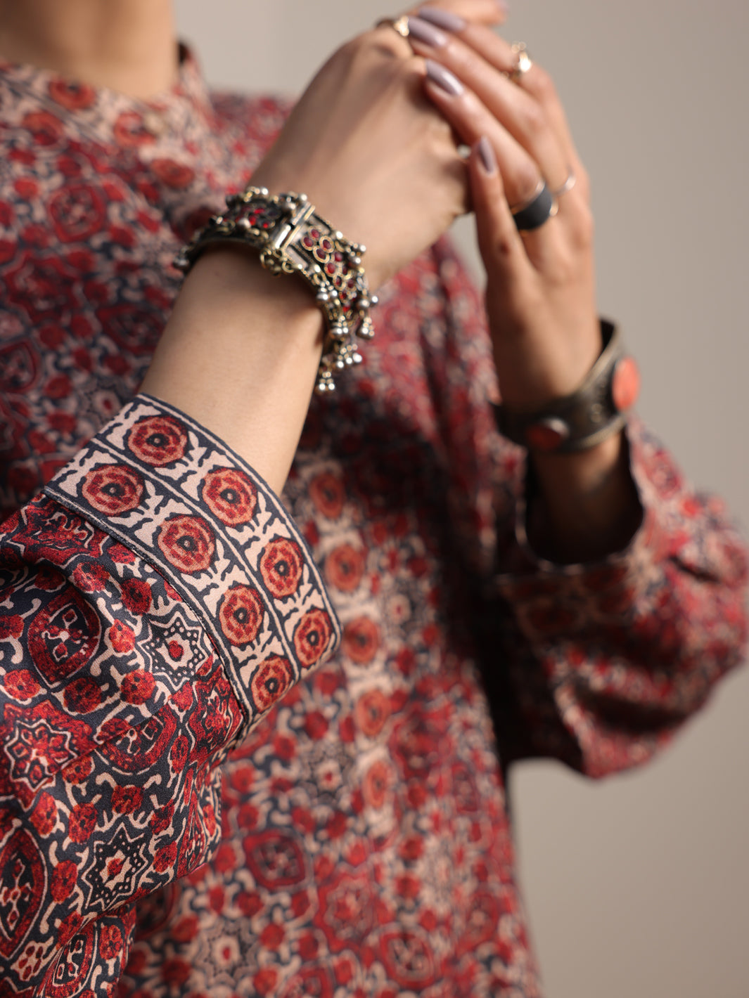 Maroon Viscose Tunic - ALCR-LK-1060