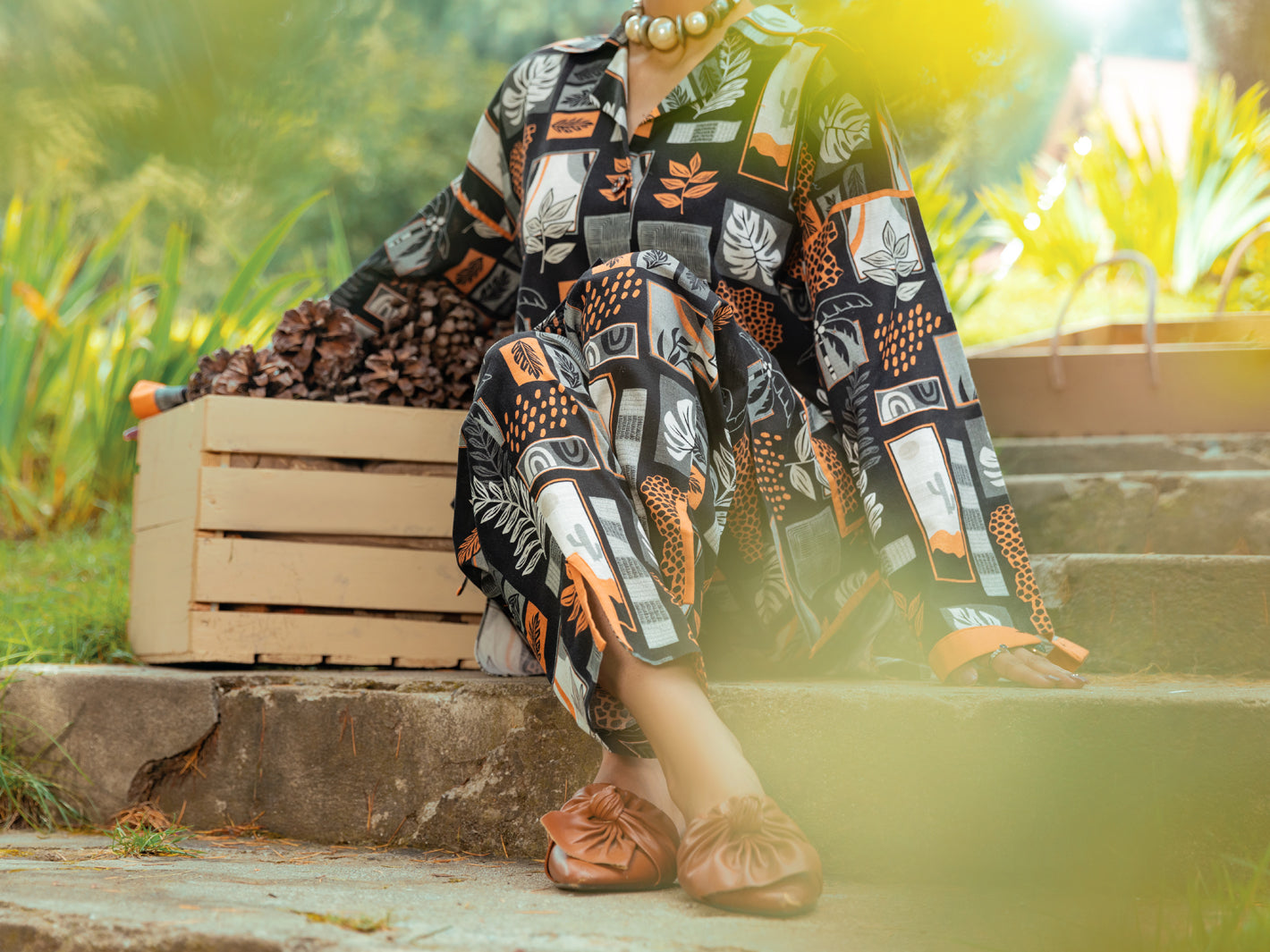 Black Khaddar Tunic - AWP-LK-607