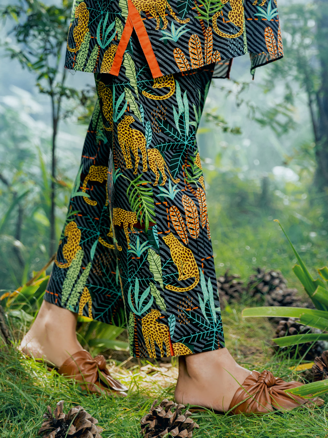 Green Khaddar Tunic - AWP-LK-609