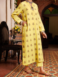 Yellow Yarn Dyed Tunic - AL-LK-973