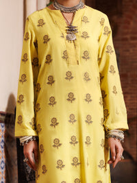 Yellow Yarn Dyed Tunic - AL-LK-973