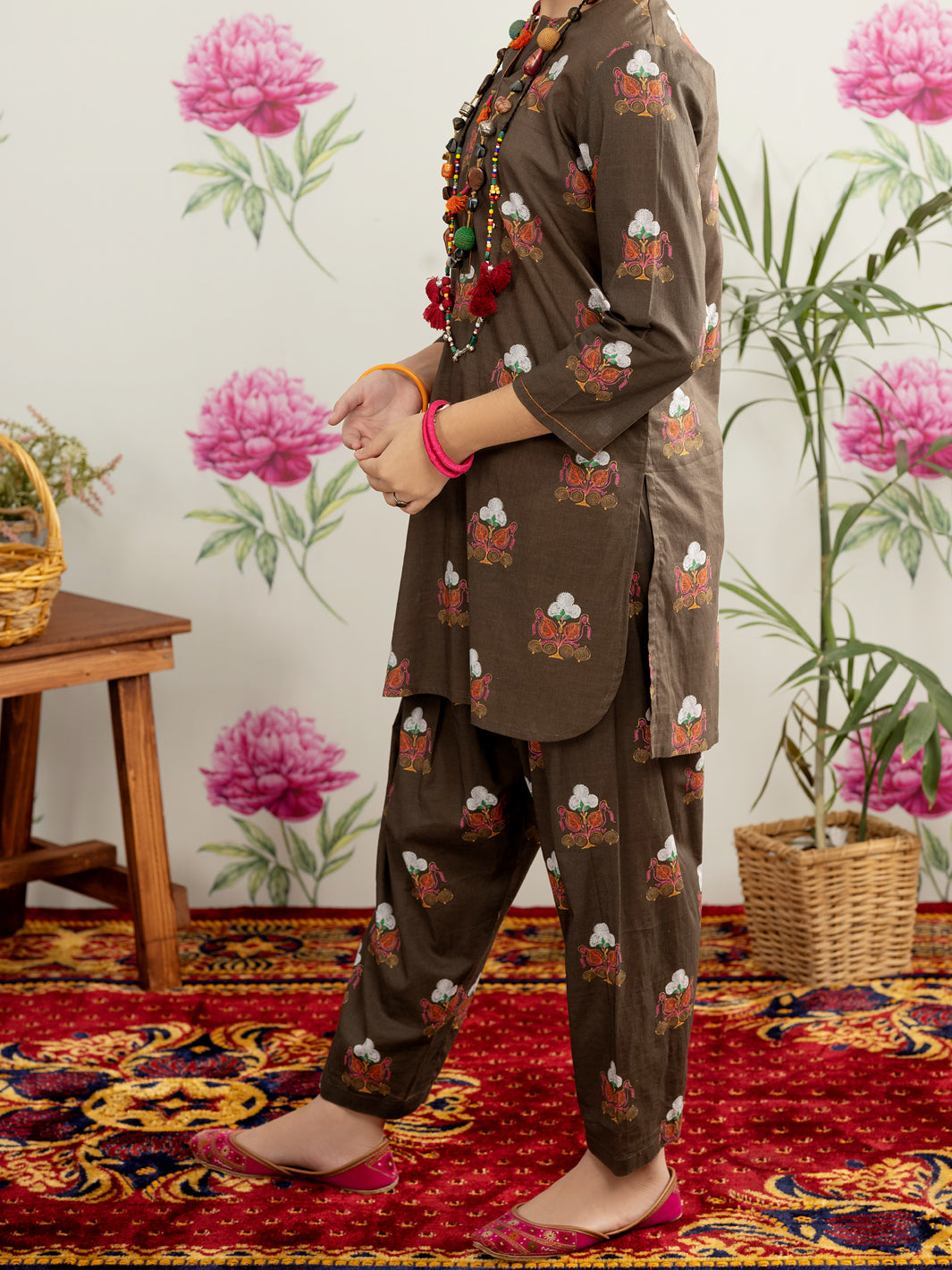 Mehndi Green Lawn 2 Piece Stitched - ALT-2PS-LKS-1106 - Almirah Online