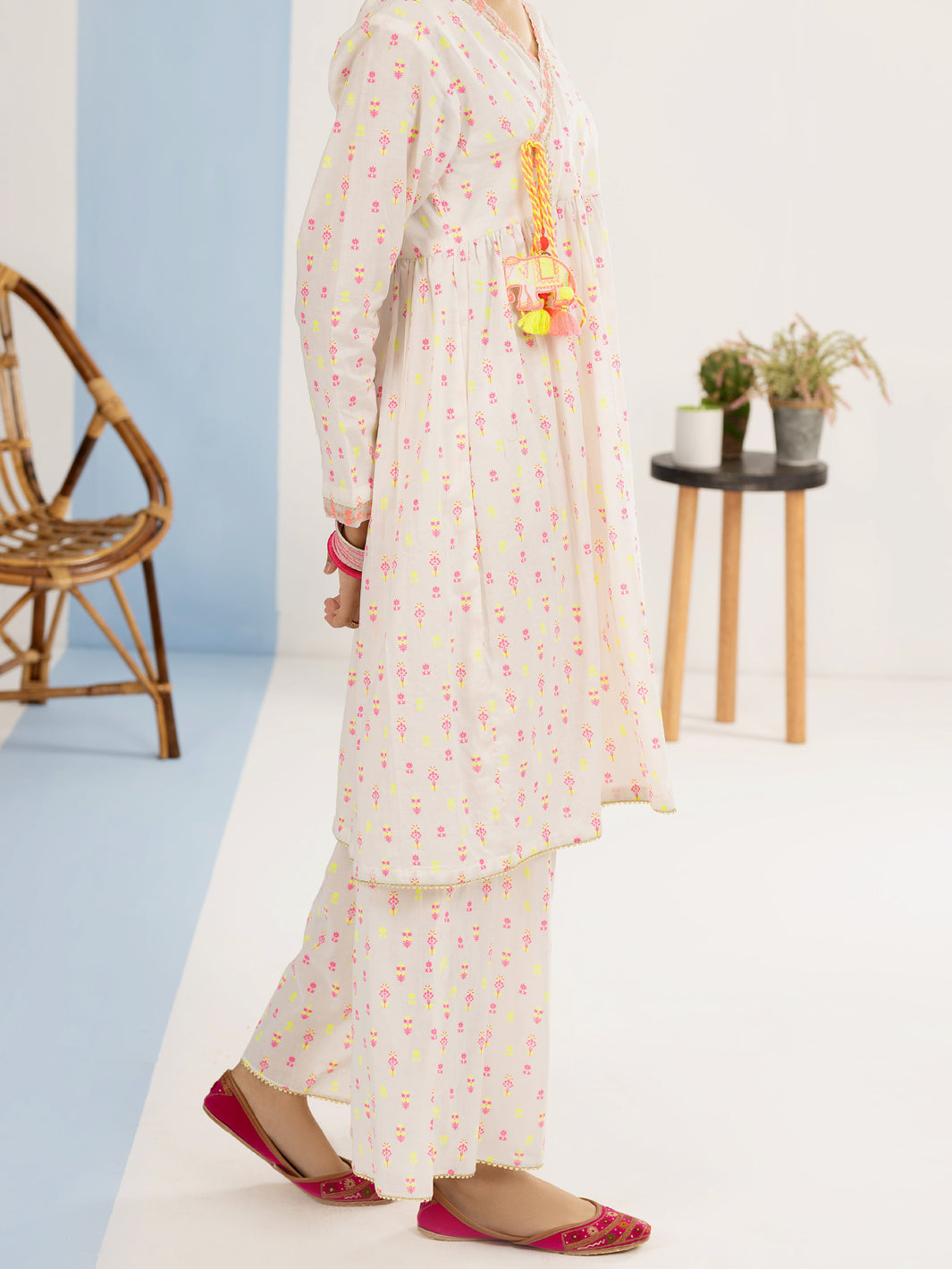 Light Pink Lawn 2 Piece Stitched - ALT-2PS-LKS-1116 - Almirah Online