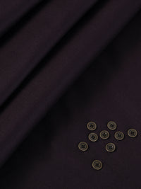 Maroon Blended Men Unstitched Fabric - AL-UN-NZM-6150