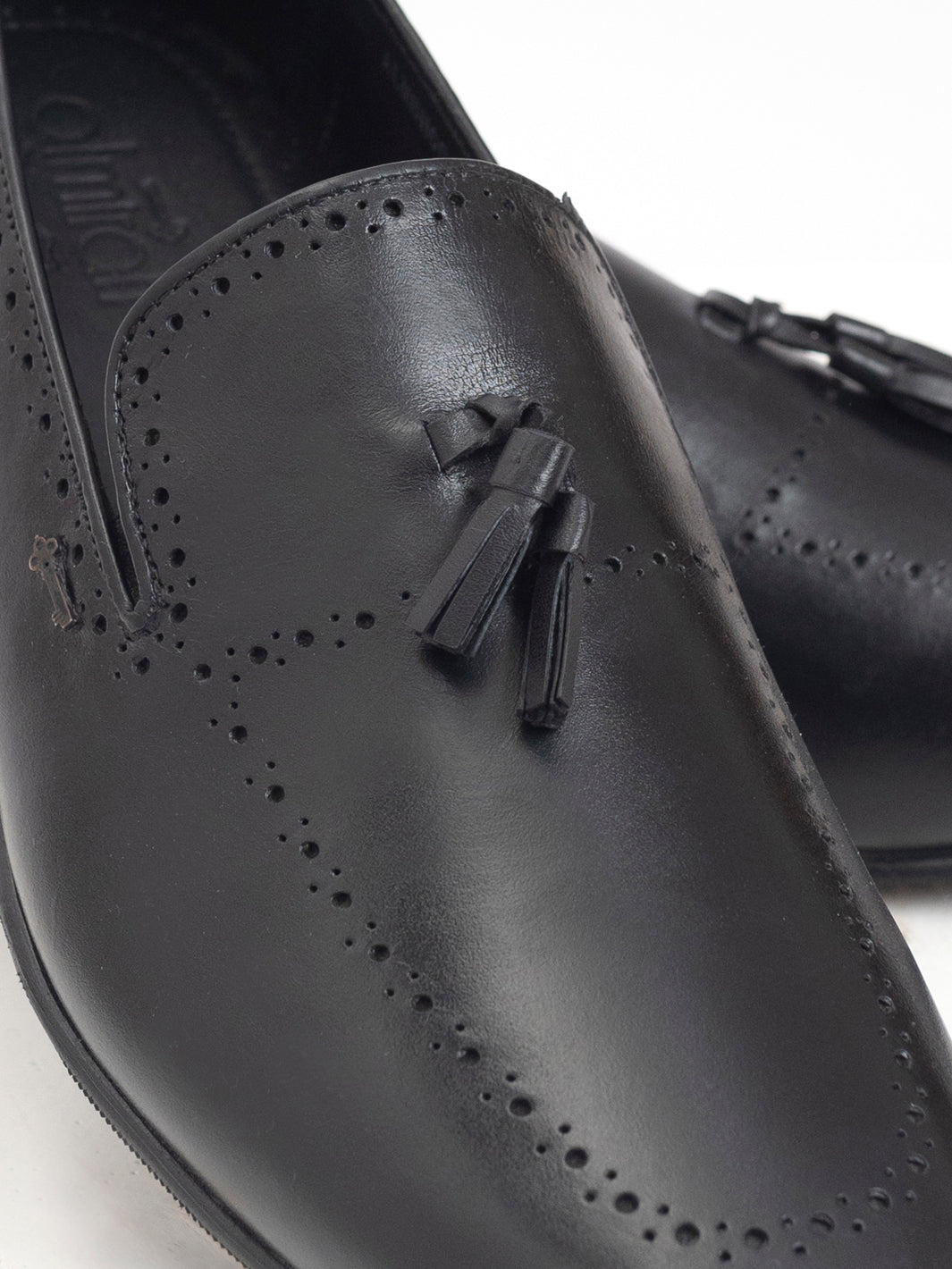 Black Leather Shoes - AL-MSHO-043