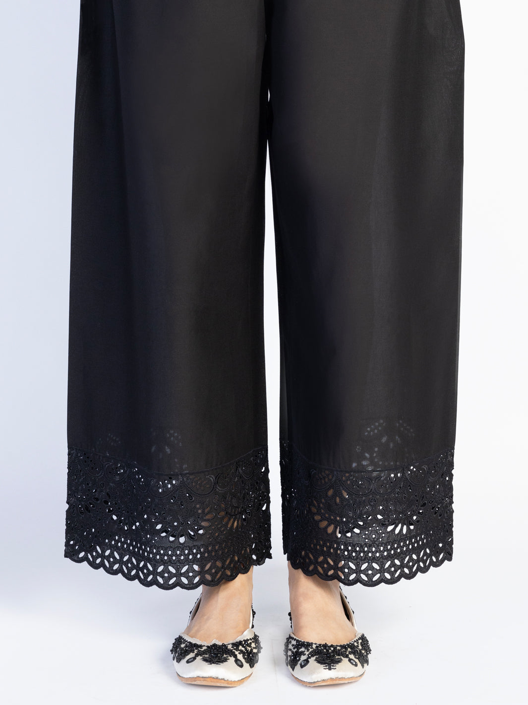 Black Lawn Trousers - AL-T-643