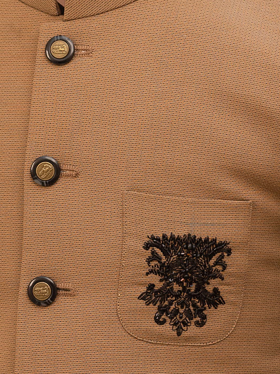 Brown Blended Boy Waistcoat - ALT-WC-010A