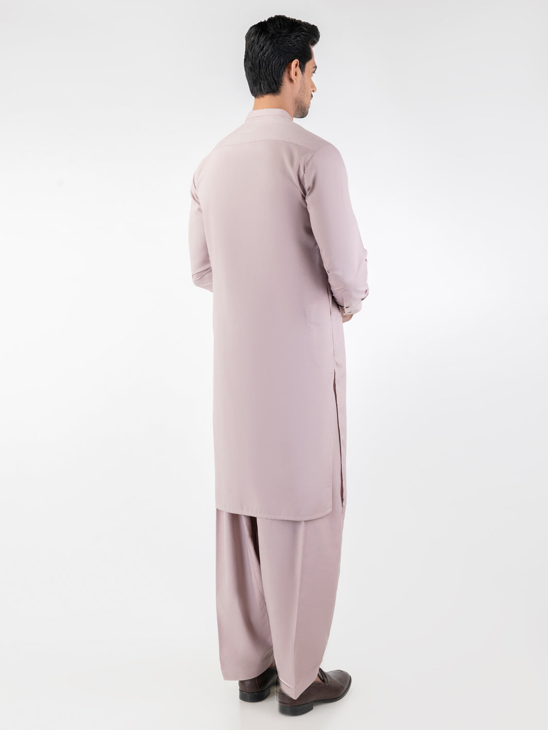 Light Purple Blended Kameez Shalwar - AL-KS-3148