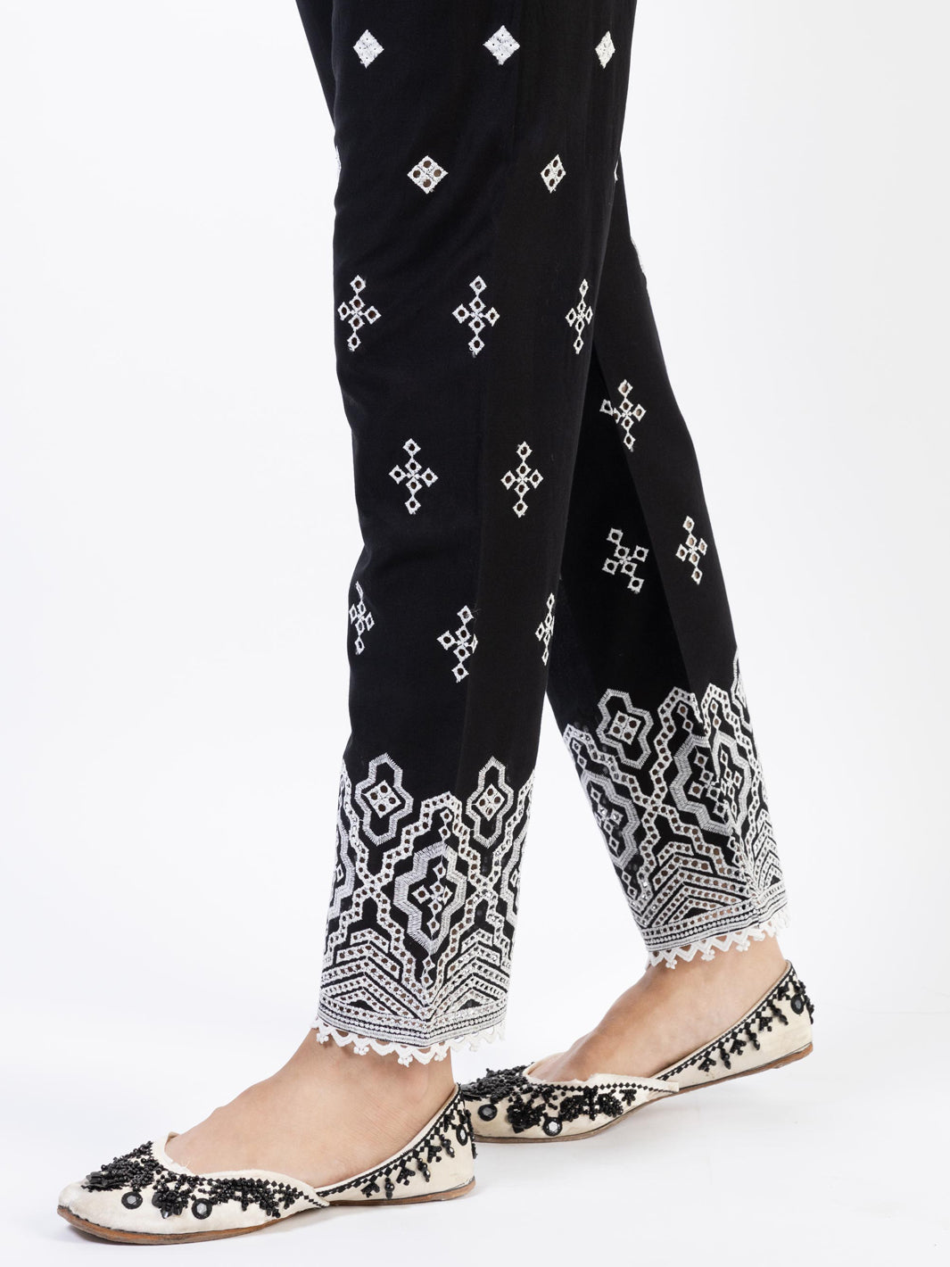 Lawn Trouser Style Palazzo Pants Lawn Bell Bottom Trouser Design