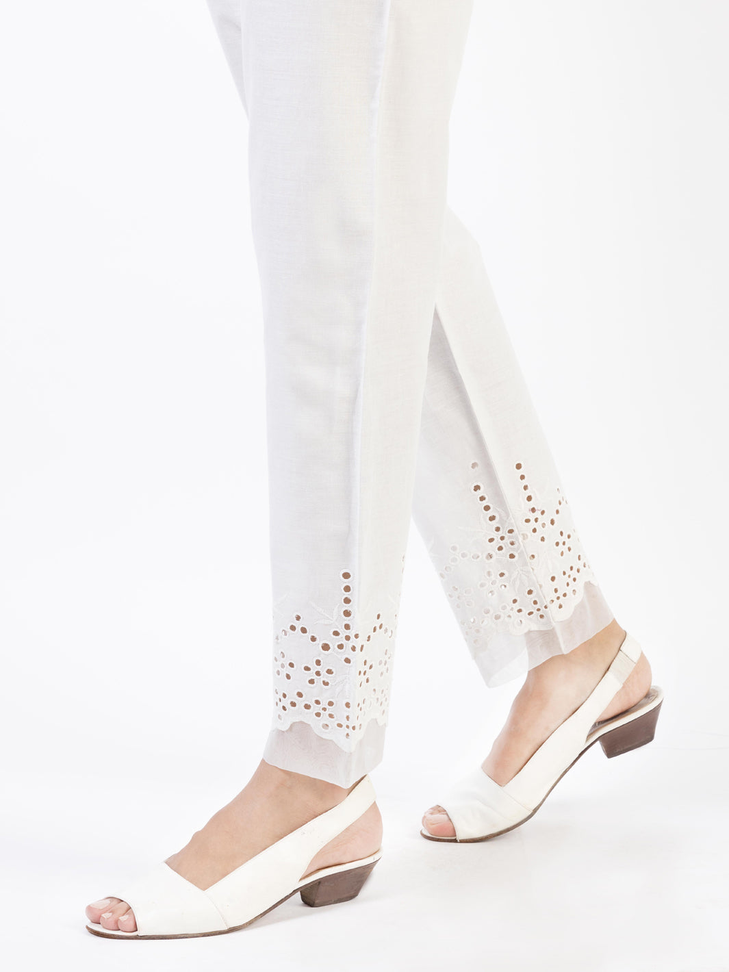 White Cambric Trousers - AL-T-673