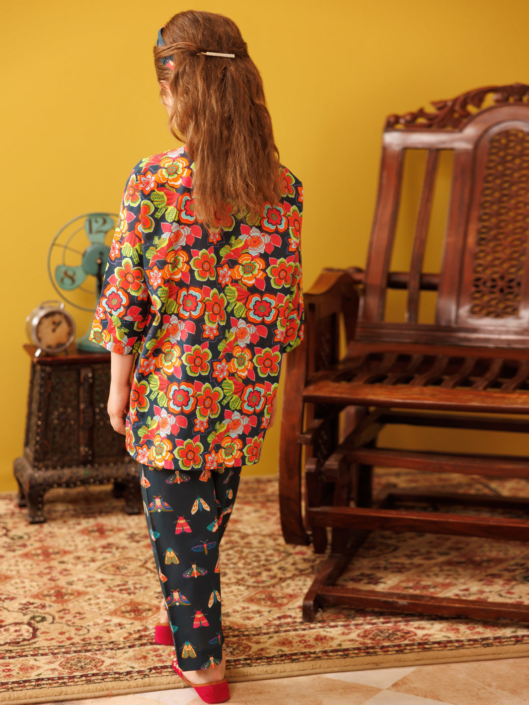 Multi Color Lawn 2 Piece Stitched - ALGR-2PS-LKS-1028