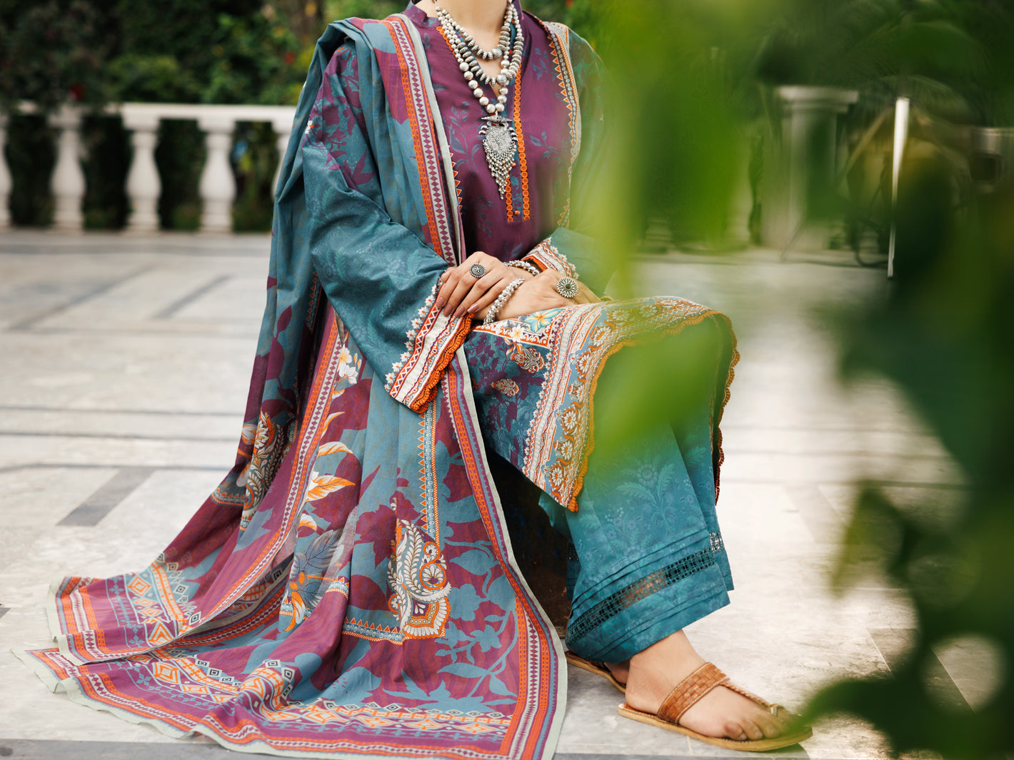Green Lawn 3 Piece Stitched - ALP-3PS-2119