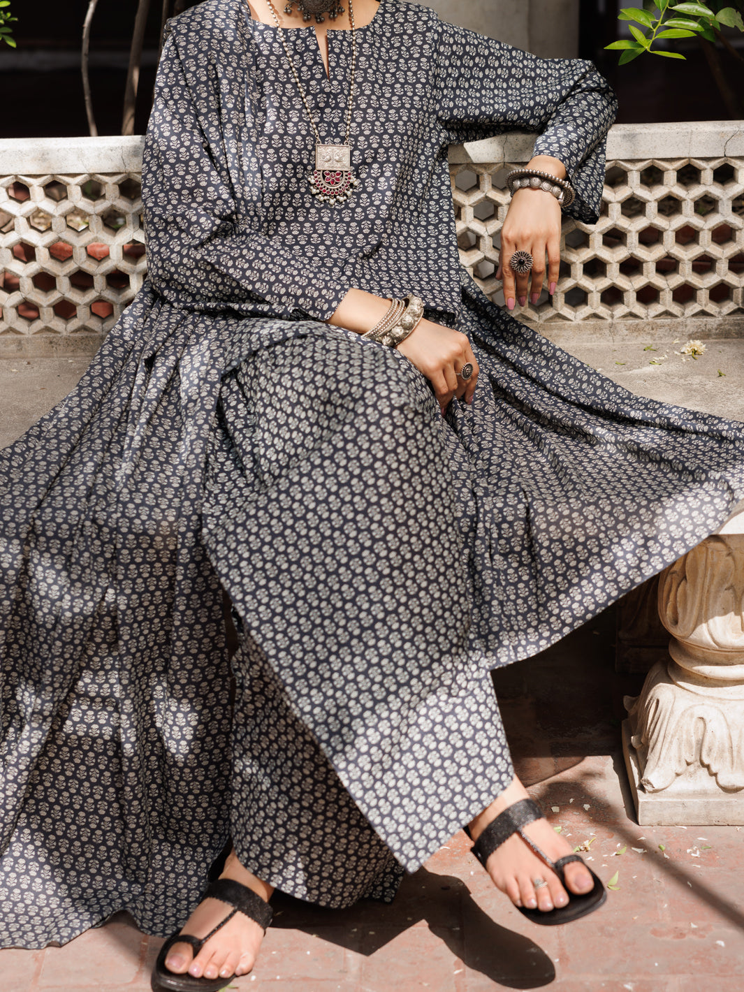 Black Lawn 3 Piece Stitched - ALP-3PS-2120