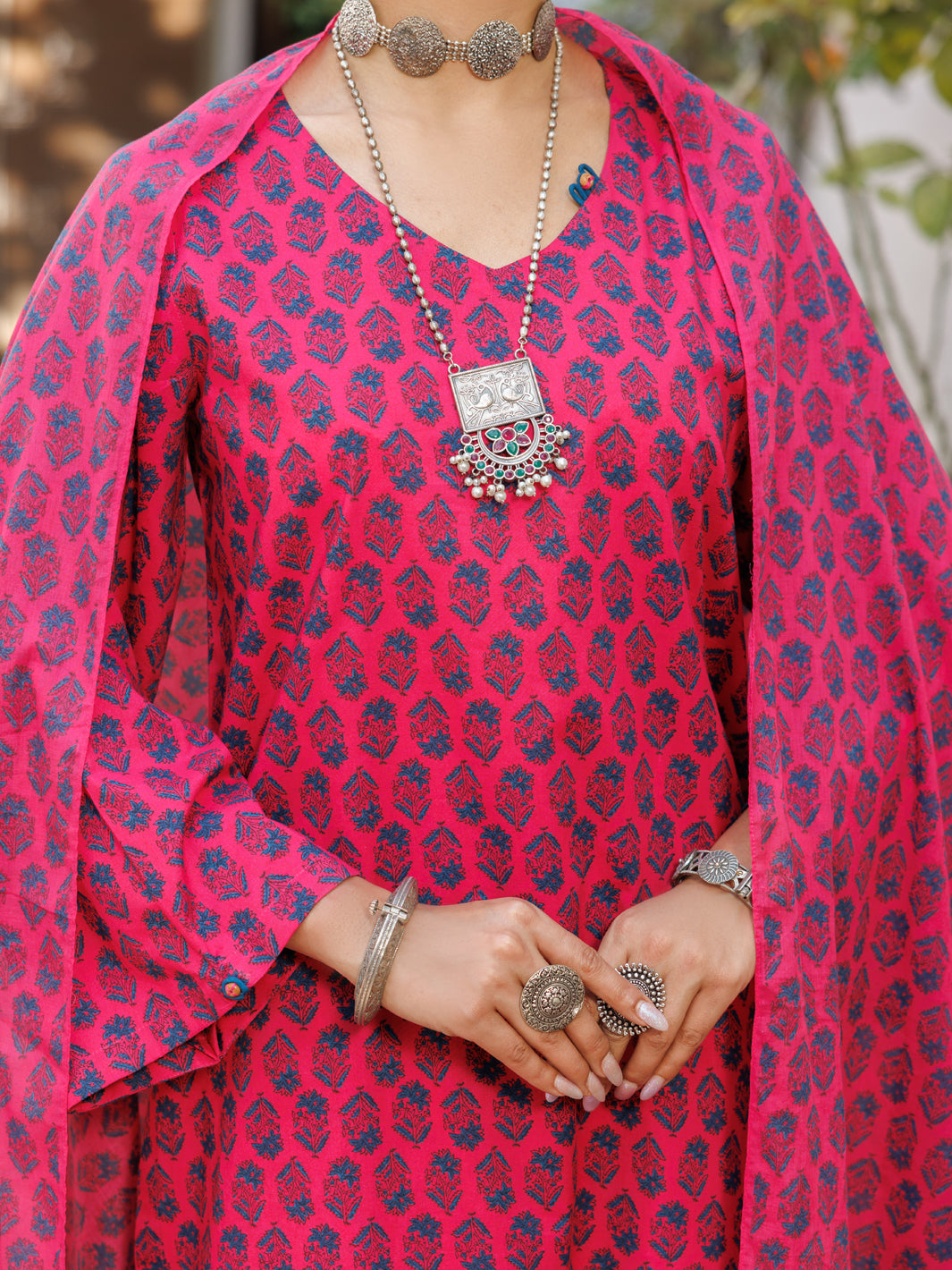 Fuchsia Lawn 3 Piece Stitched - ALP-3PS-2122
