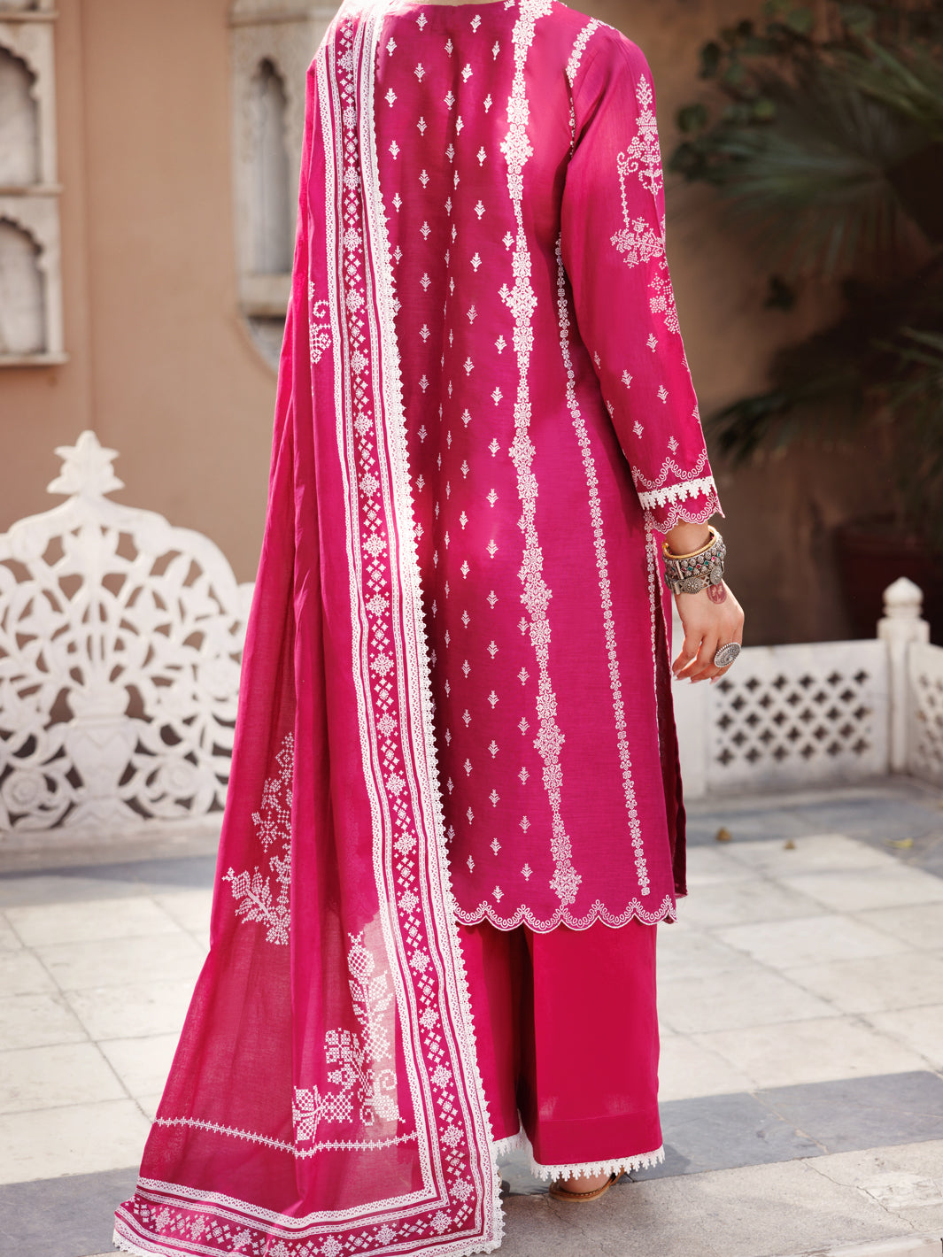 Fuchsia Lawn 3 Piece Stitched - ALP-3PS-2127