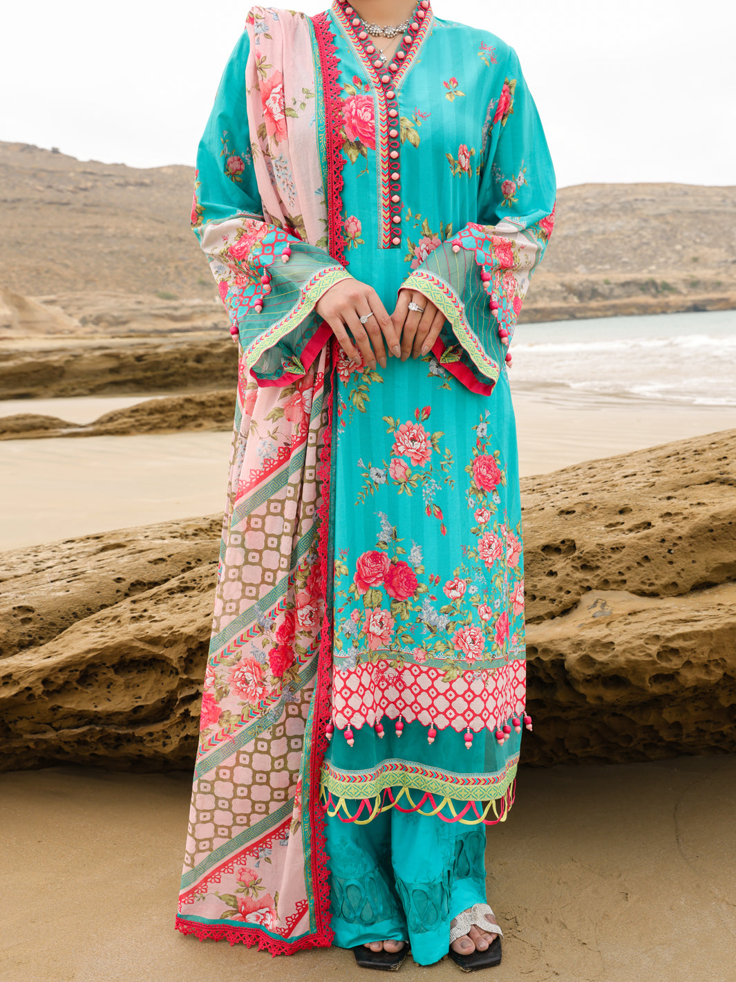 Ferozi Lawn 3 Piece Unstitched - ALP-3PS-2209