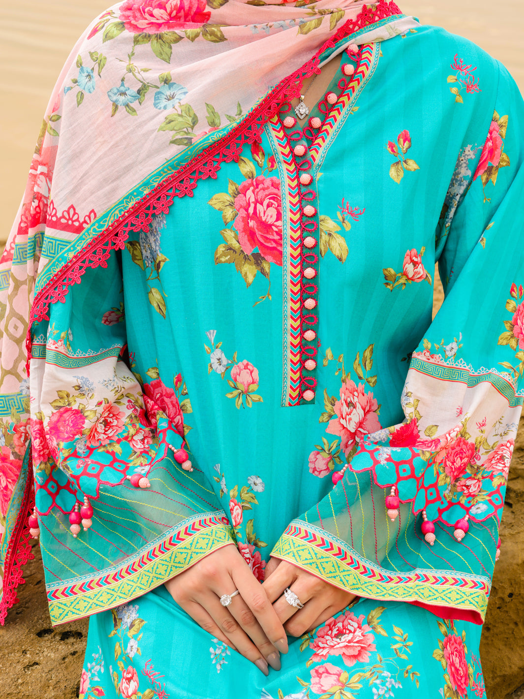 Ferozi Lawn 3 Piece Unstitched - ALP-3PS-2209