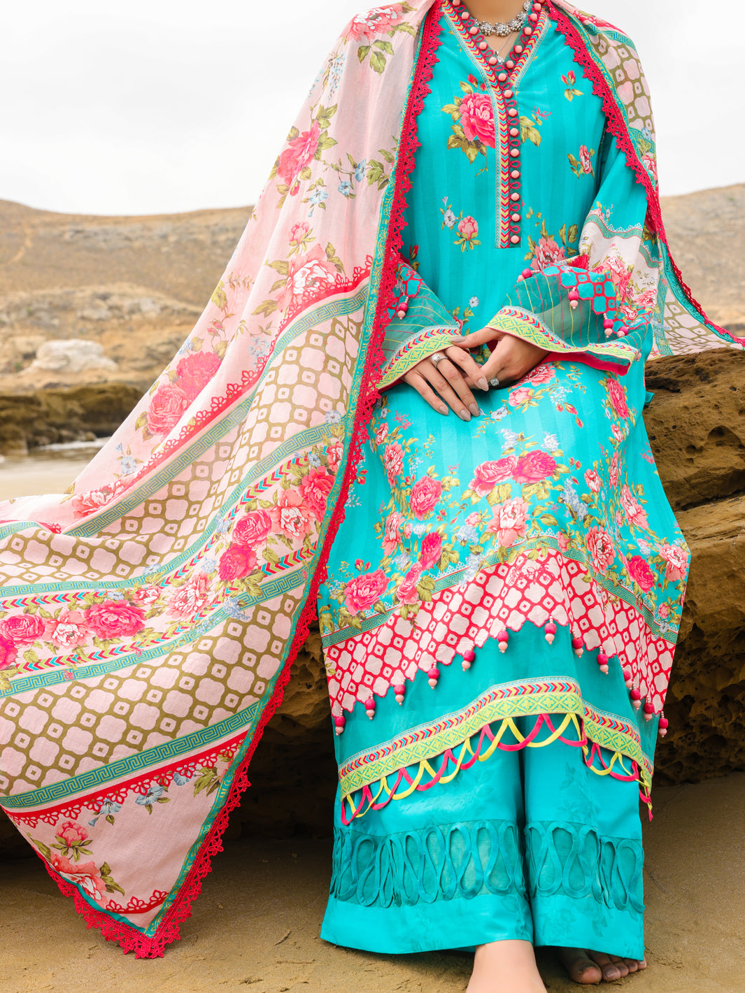 Ferozi Lawn 3 Piece Unstitched - ALP-3PS-2209