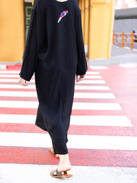 Black Cotton Dobby 2Pc Stitched - ALP-2PS-LKS-1821