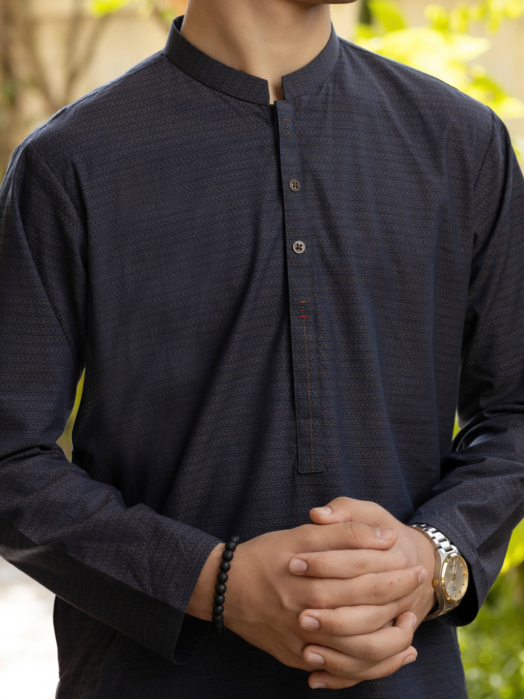 Blue Cotton Kurta - ALT-K-059