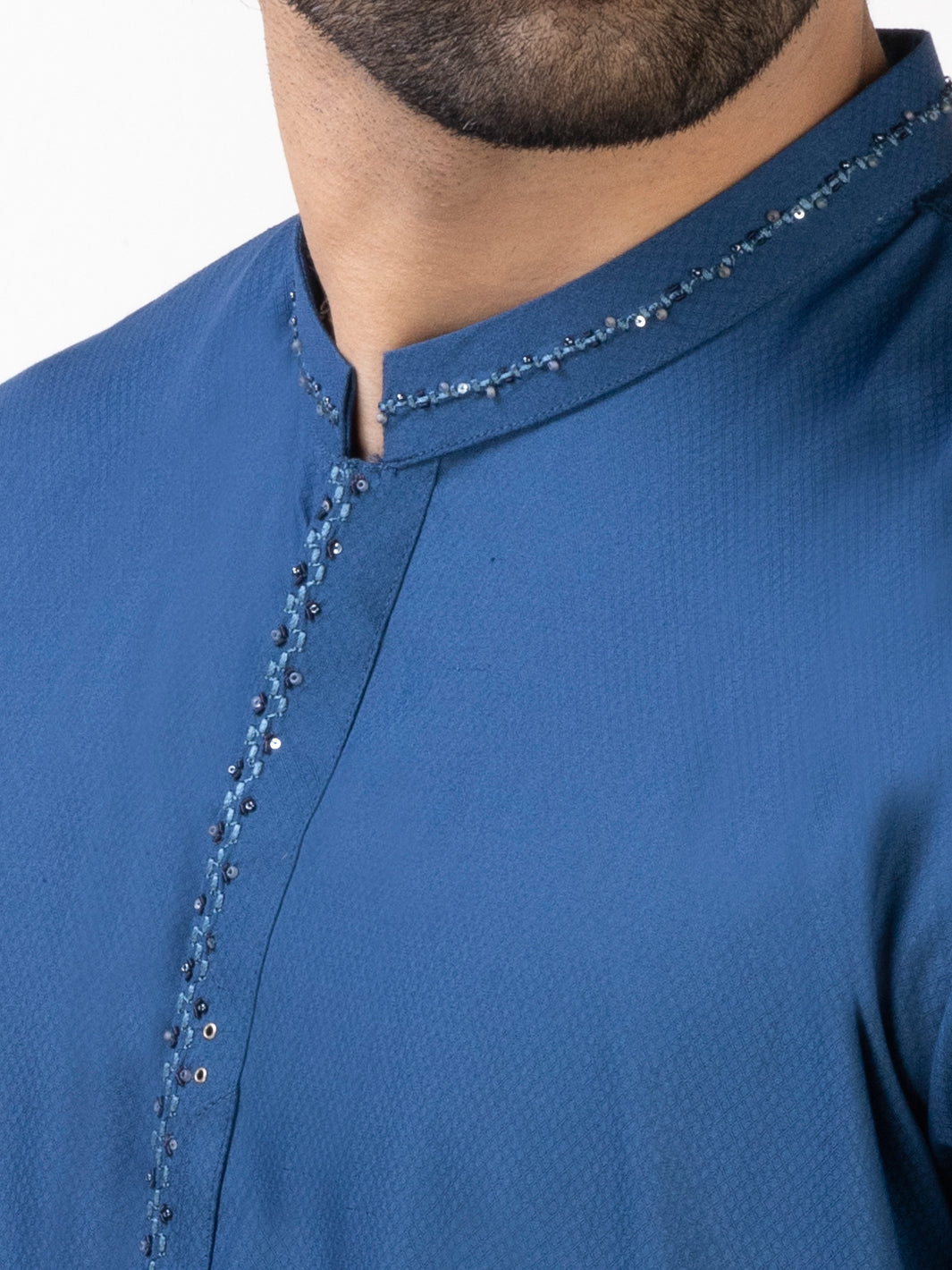 Blue Blended Kameez Shalwar - AL-KS-2891