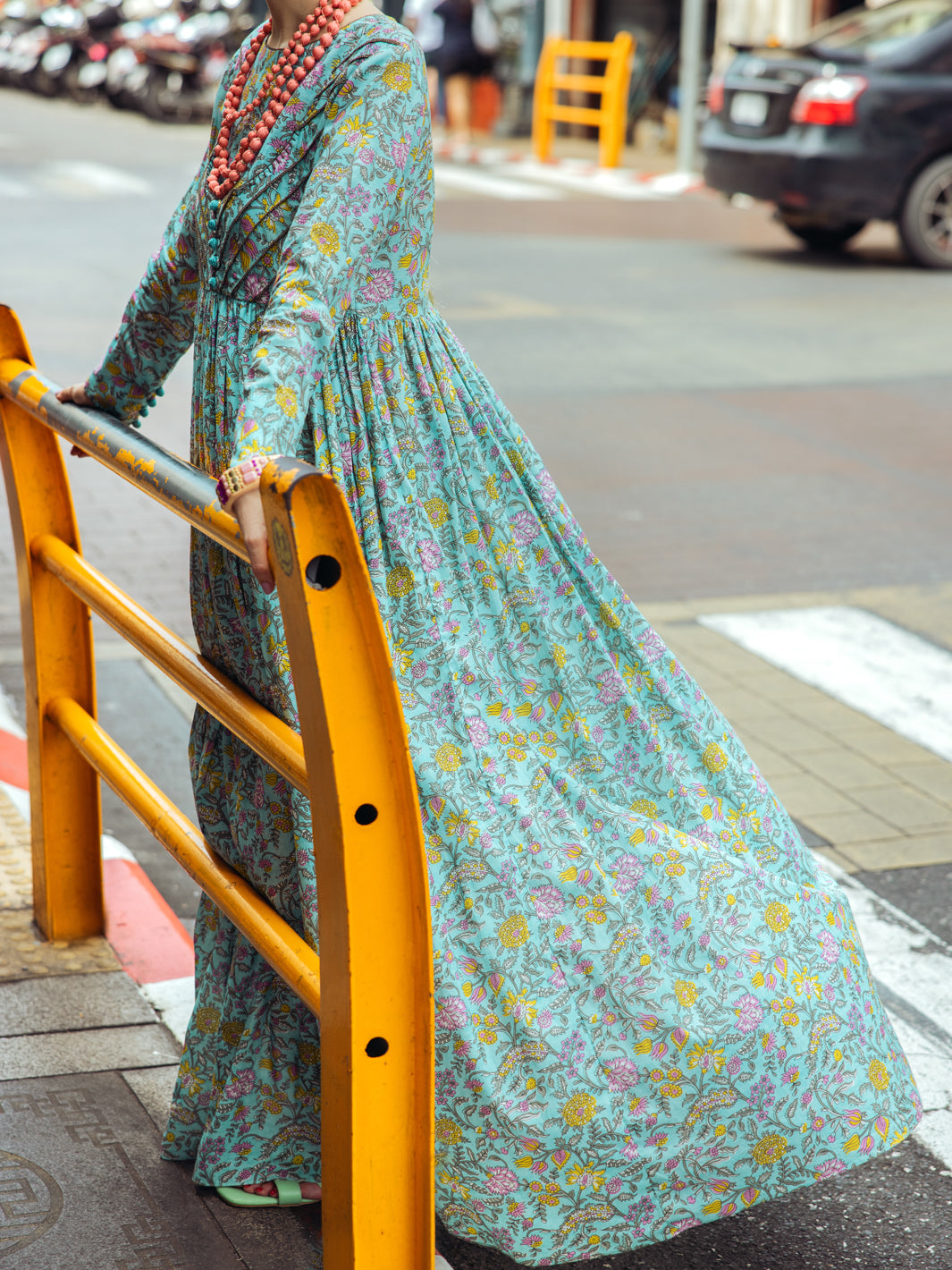 Aqua Blue Lawn Tunic - ALP-LK-1762