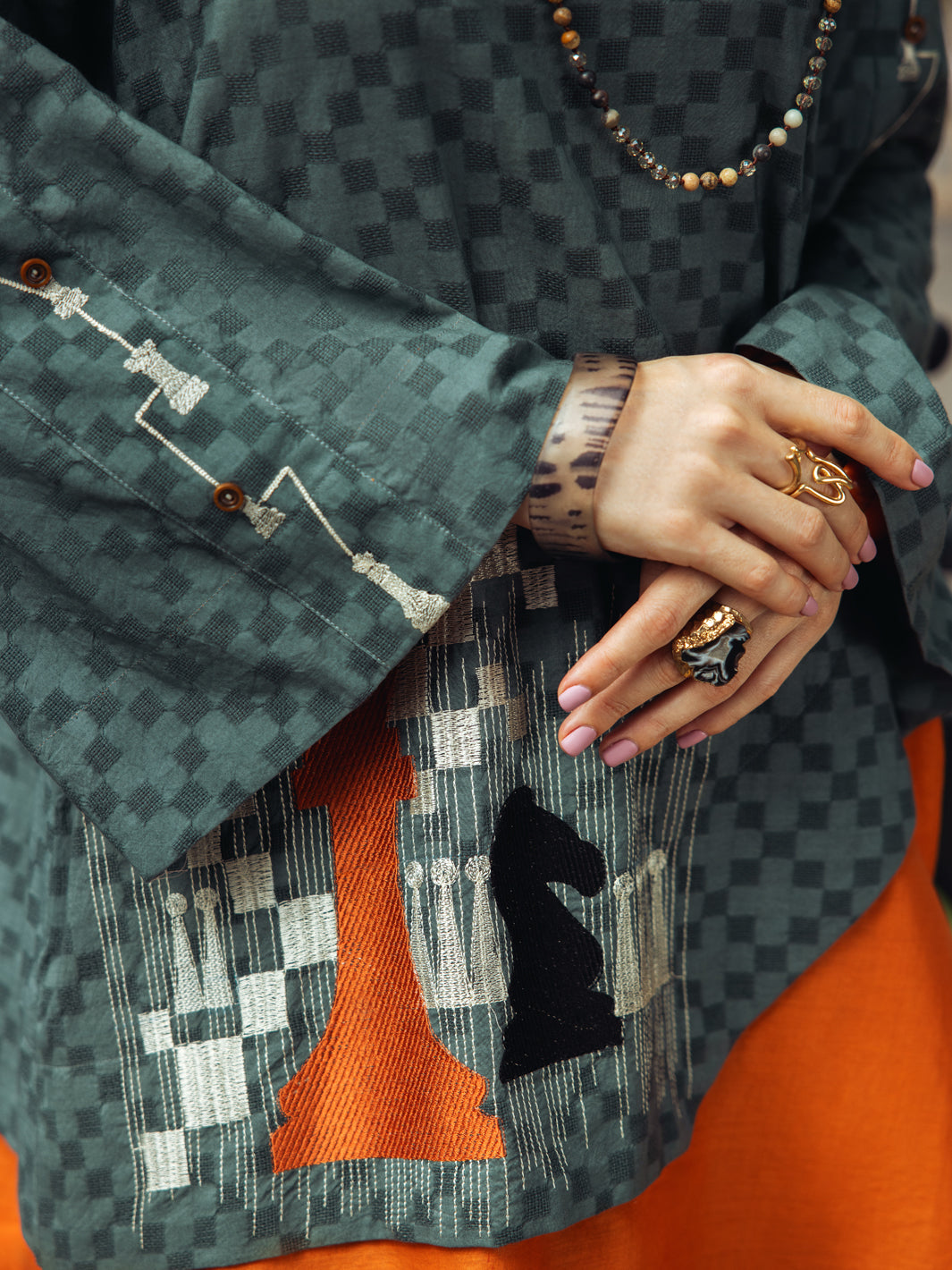 Brass Dobby Jacquard 2 Piece Stitched - ALP-2PS-LKS-1798 - Almirah Online