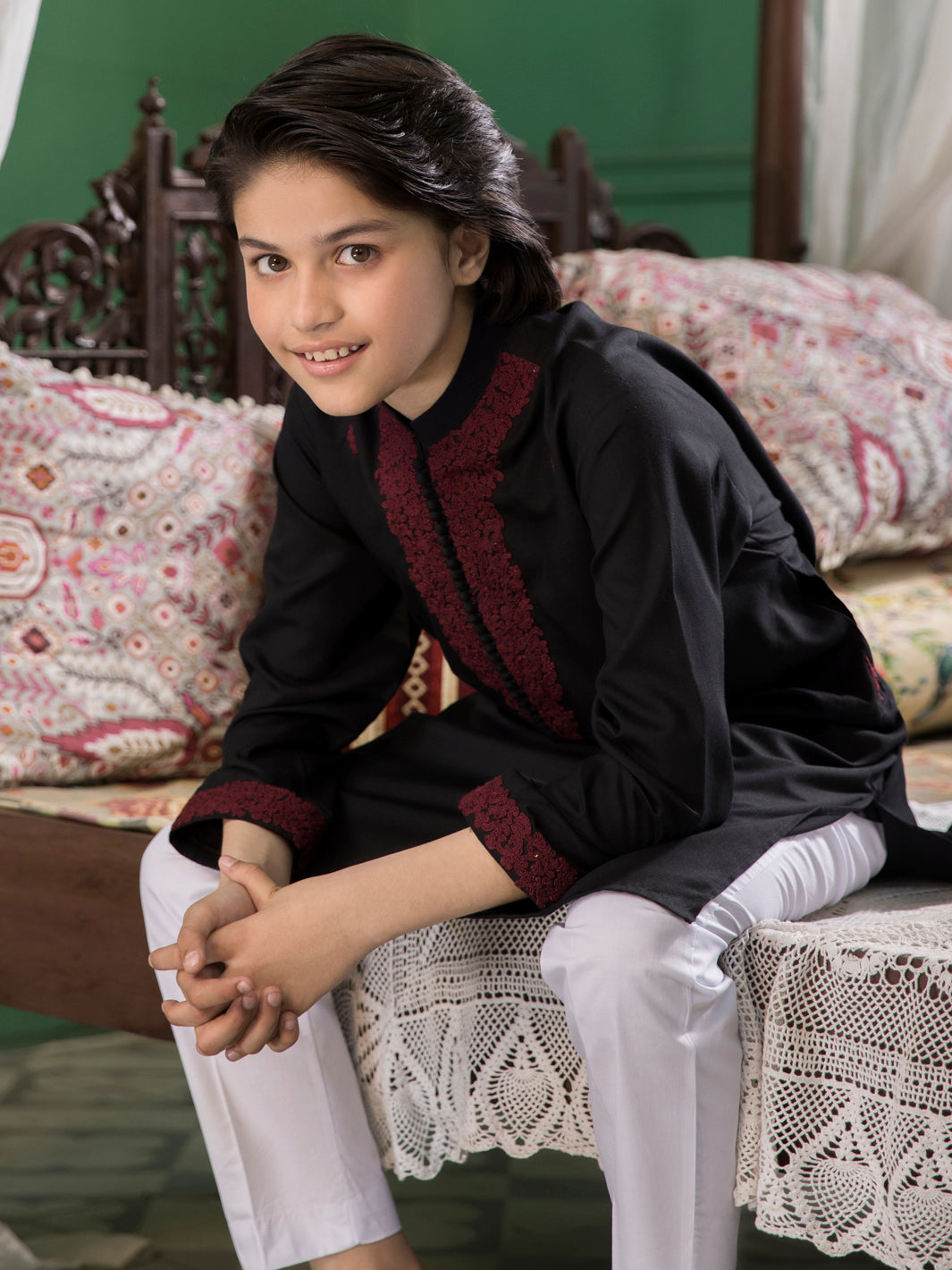 Black Boy Kurta - ALT-K-008