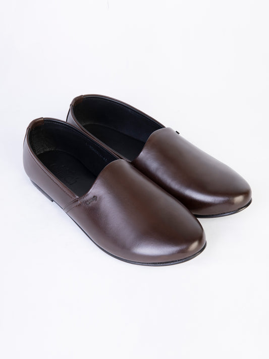 Brown Leather Shoes - AL-MSHO-026