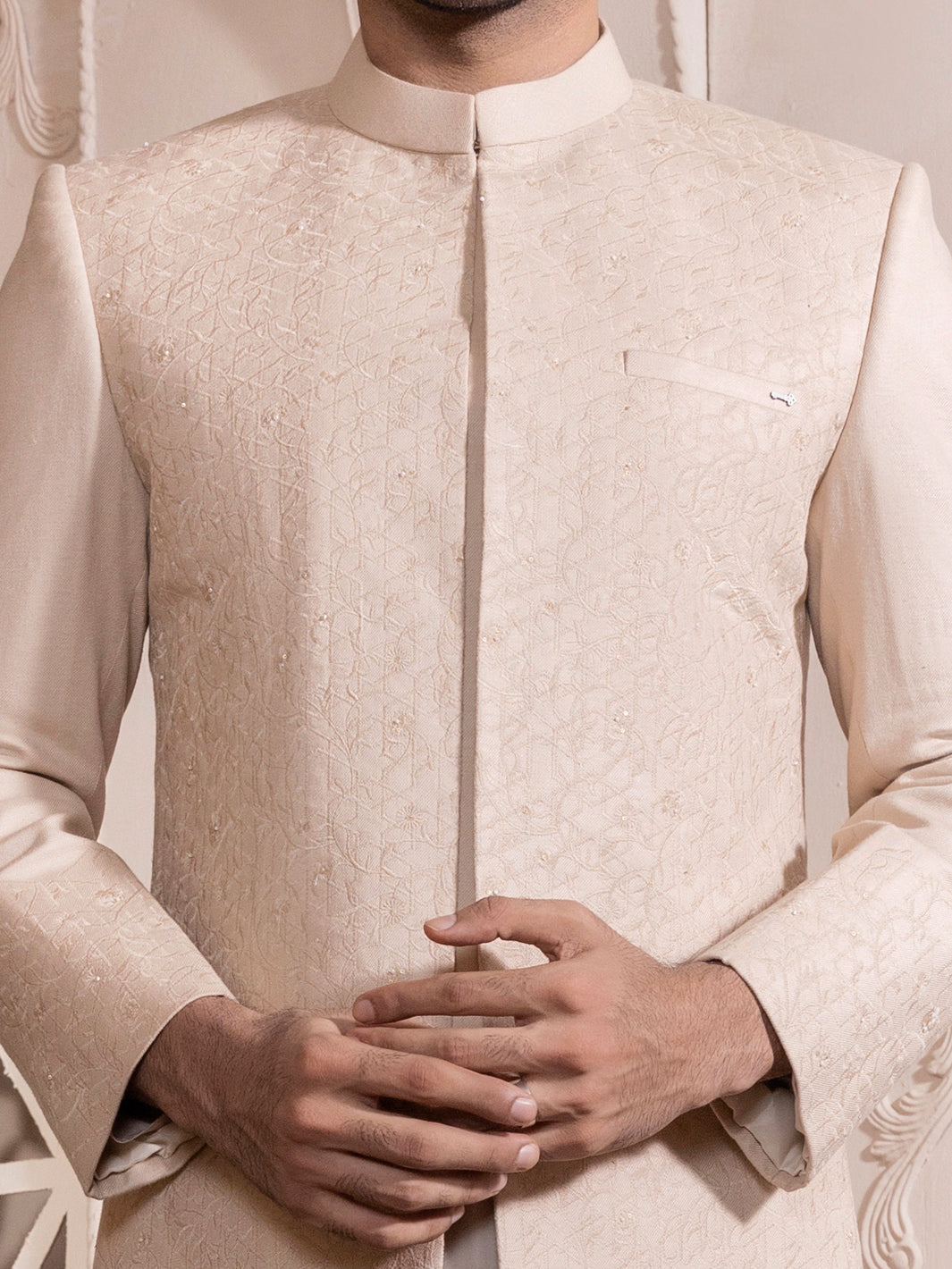 Beige Prince Coat - AL-PCS-031