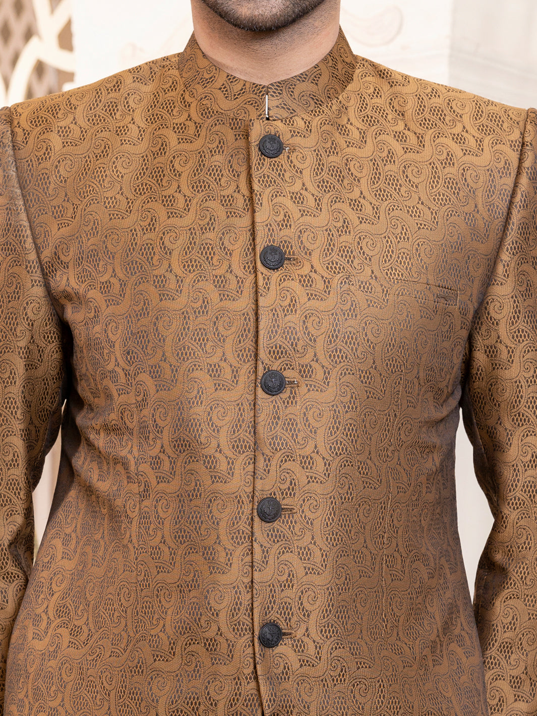 Brown Prince Coat - AL-PCS-039