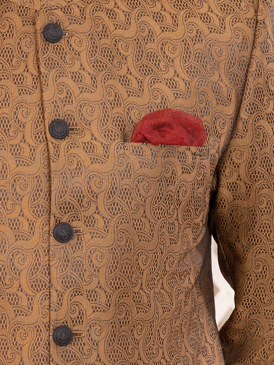 Brown Prince Coat - AL-PCS-039