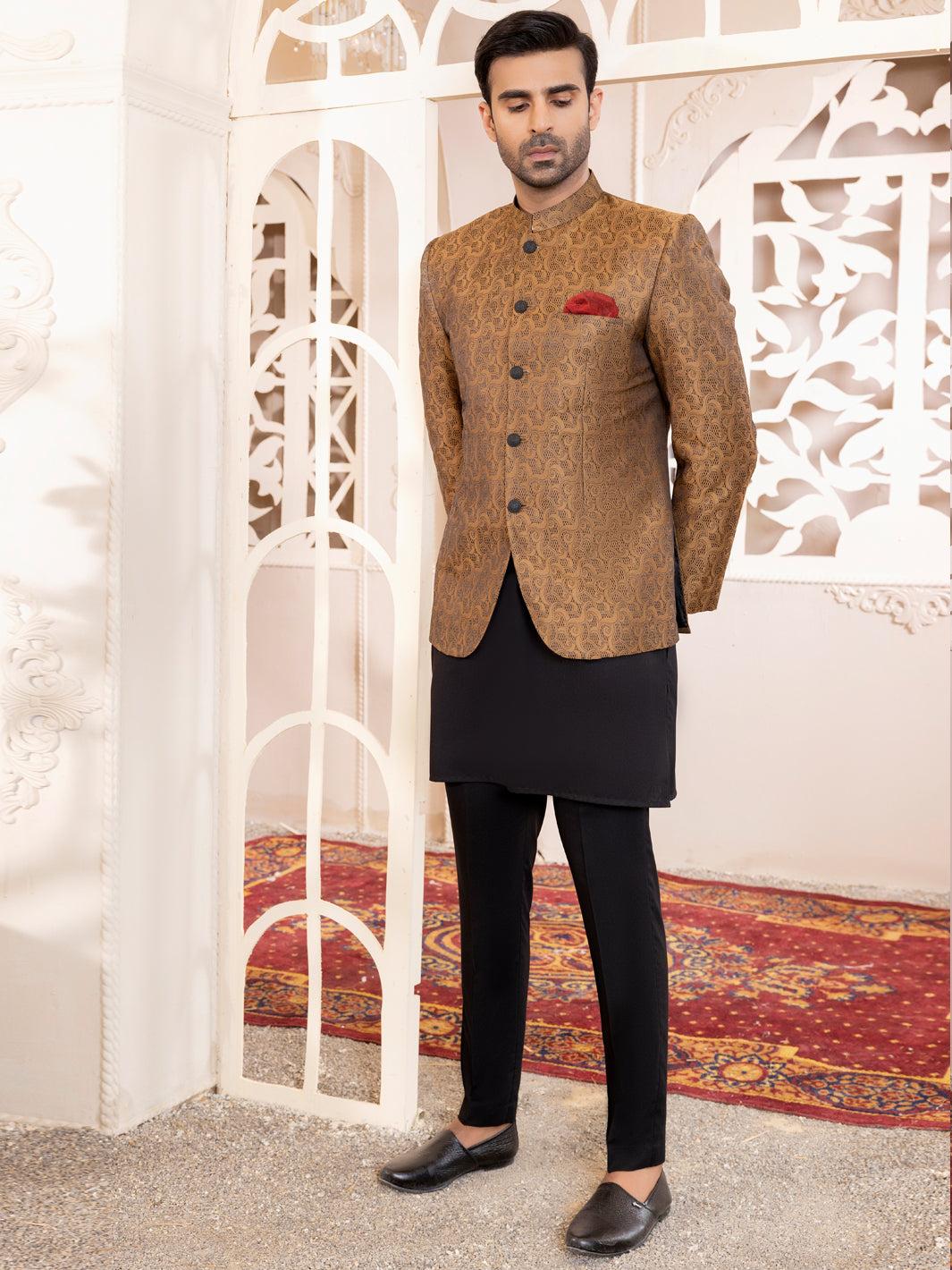 Brown Prince Coat - AL-PCS-039