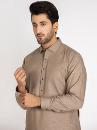 Light Brown Kameez Shalwar - ALWA-KS-262