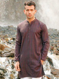 Dark Purple Kurta - AL-K-1005