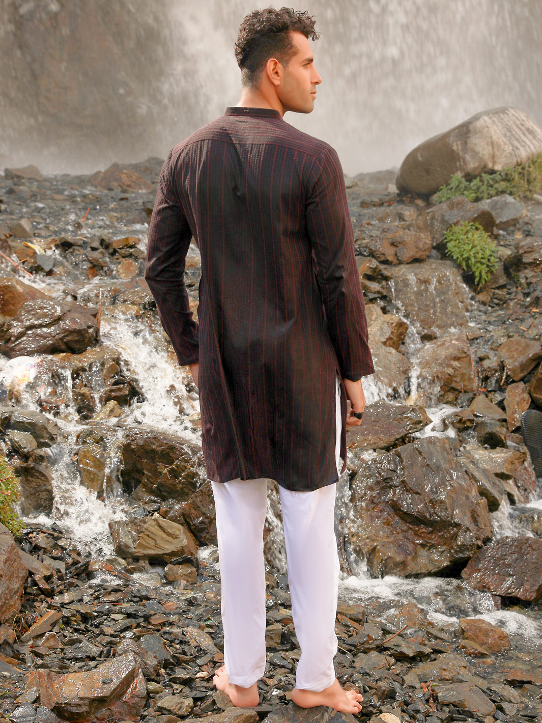 Dark Purple Kurta - AL-K-1005