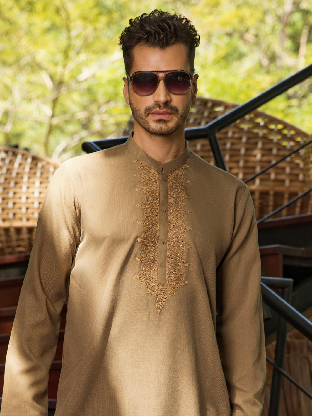 Green Kurta - AL-K-1006