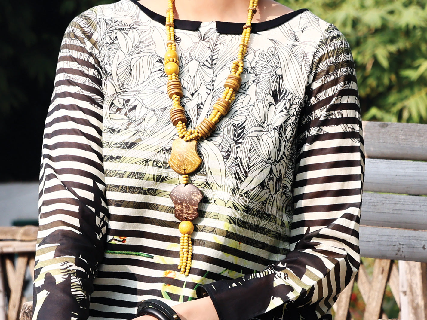 Black Lawn Tunic - ALP-LK-1019